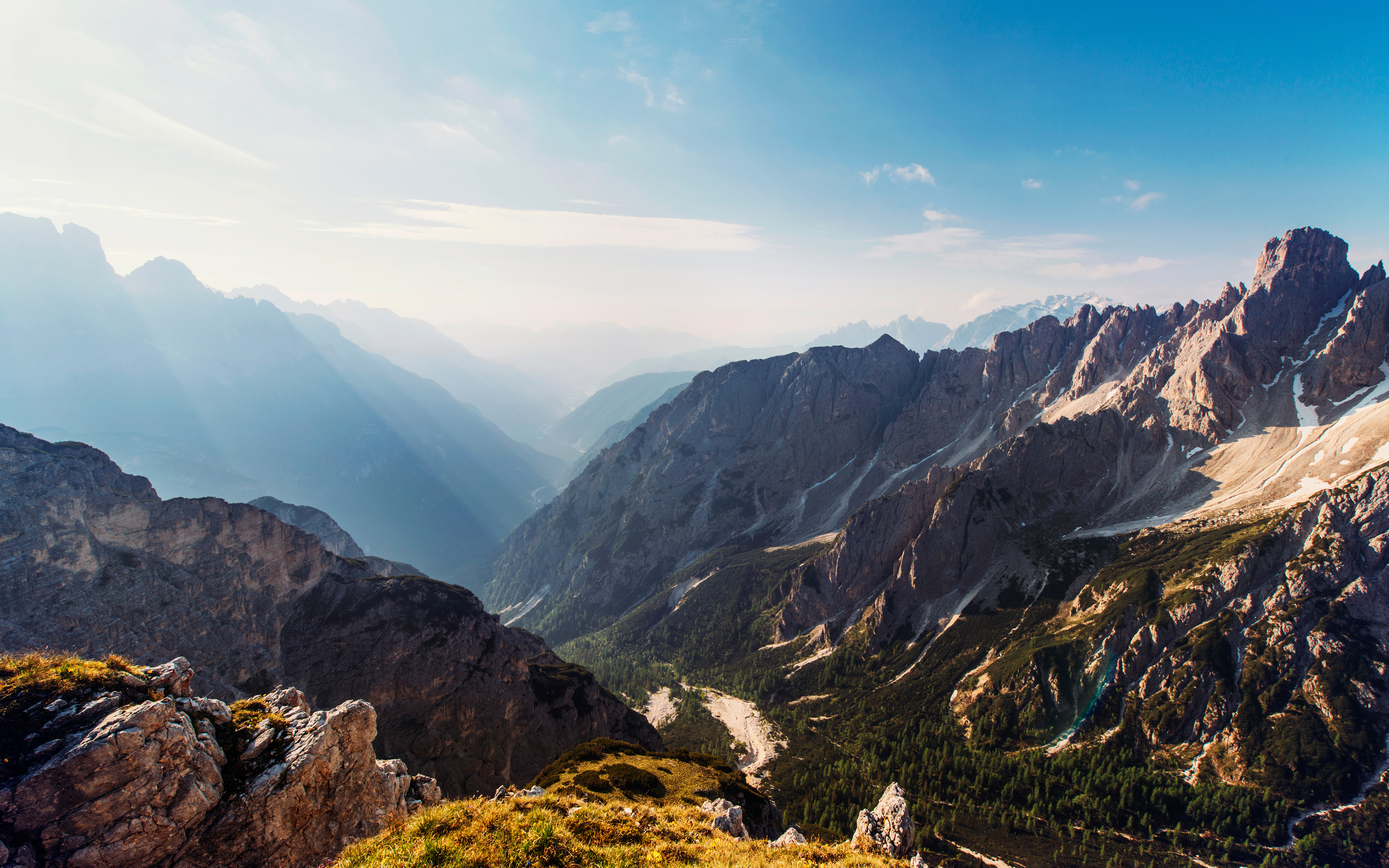 Mountains Sunny Day 4K389015496